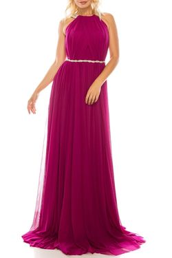 Odrella Pink Size 6 Black Tie Sequined A-line Straight Dress on Queenly