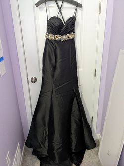 Tony Bowls Black Size 4.0 Floor Length 50 Off Mermaid Dress on Queenly
