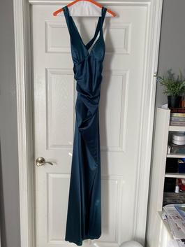 B. Darlin Blue Size 8 Military Mermaid Dress on Queenly
