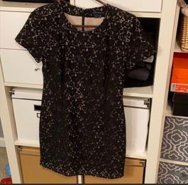 French Connection Black Size 8 Midi $300 Cocktail Dress on Queenly