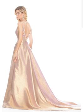 Ashley Lauren Gold Size 2 Floor Length 50 Off A-line Dress on Queenly