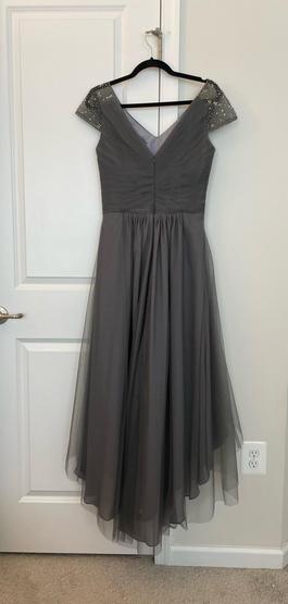 Silver Size 4 A-line Dress on Queenly