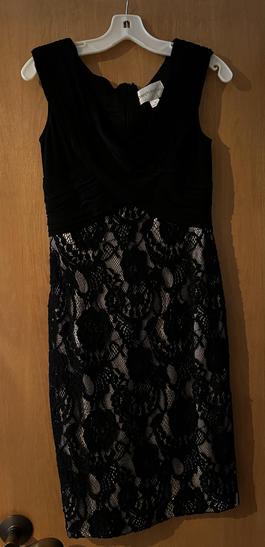 David's Bridal Black Size 4 $300 Boat Neck Straight Dress on Queenly