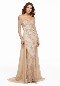 MGNY 72033 Nude Size 2 Pageant 50 Off Prom Mermaid Dress on Queenly