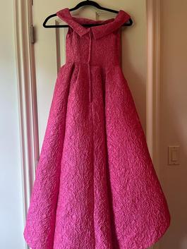 Sherri Hill Pink Size 2 Sorority Formal Polyester Fun Fashion Pattern Homecoming Ball gown on Queenly