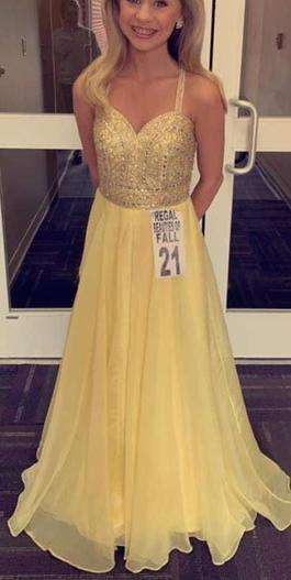 Mac Duggal Yellow Size 0 Tulle 70 Off Black Tie Straight Dress on Queenly