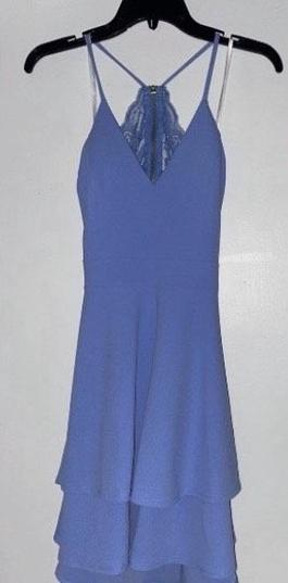 Camille La Vie Light Blue Size 6 Bridgerton Homecoming A-line Dress on Queenly