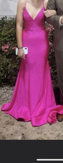 Sherri Hill Pink Size 2 Floor Length A-line Dress on Queenly