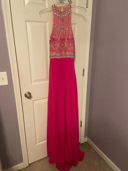 Terani Couture Pink Size 10 Summer Side slit Dress on Queenly