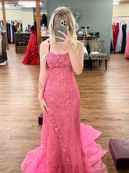Sherri Hill Pink Size 0 Corset Straight Dress on Queenly