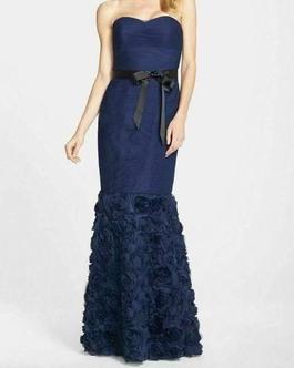 JS Collections Blue Size 6 $300 Black Tie Mermaid Dress on Queenly