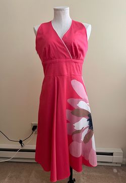 SLN Hot Pink Size 4 Tall Height Mini Appearance A-line Dress on Queenly