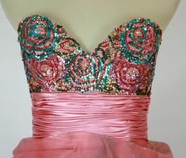 Jovani Multicolor Size 4 Sweetheart 50 Off Train Dress on Queenly