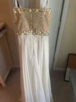 Sherri Hill White Size 2 Military Prom 50 Off A-line Dress on Queenly