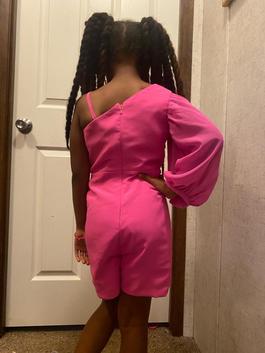 One more couture Pink Size 0 Cape Floor Length Jumpsuit Dress on Queenly