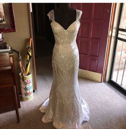 Sherri Hill White Size 2 Mermaid Straight Dress on Queenly