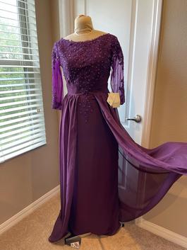 LanTing Bridal Red Size 8 Maroon Straight Dress on Queenly