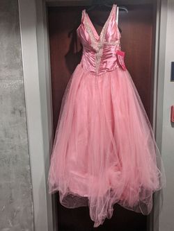 Style HP3971 Kiss Kiss Formal/Mary's Bridal Pink Size 10 Floor Length Sequin $300 Homecoming Ball gown on Queenly