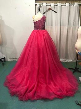 Michael Xu Pink Size 2 Cape Ball gown on Queenly