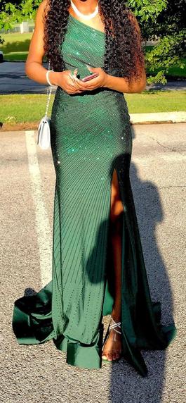 Jovani Green Size 6 Floor Length Mermaid Dress on Queenly