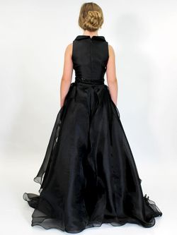 Style 5016 Marc Defang Black Size 00 Tall Height Floor Length 5016 Ball gown on Queenly