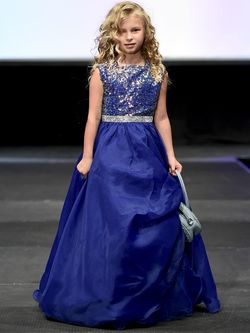 Style 5009 Marc Defang Blue Size 00 5009 Prom Girls Size Ball gown on Queenly