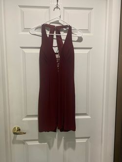Faviana Red Size 4 Free Shipping Midi 70 Off Cocktail Dress on Queenly