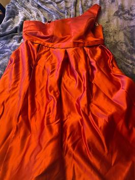 Orange Size 24 A-line Dress on Queenly