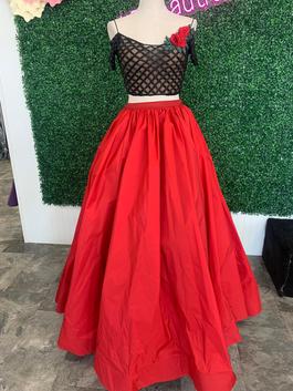 Tarik Ediz Red Size 4 50 Off Pageant Ball gown on Queenly