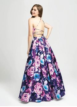 Madison James Multicolor Size 4 Prom Floral Pageant Ball gown on Queenly