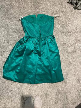 Sherri Hill Green Size 0 Pockets Midi Cocktail Dress on Queenly