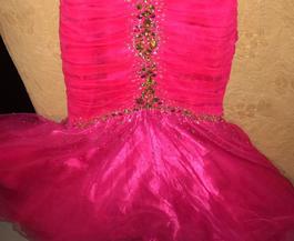Jovani Pink Size 6 Sequin Sweetheart $300 Mermaid Dress on Queenly
