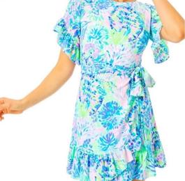 Lilly Pulitzer Blue Size 2 Military A-line Dress on Queenly
