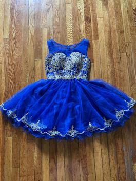 Blue Size 8 Cocktail Dress on Queenly