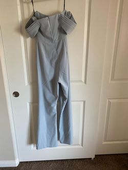 Lavish Alice Blue Size 4 Interview Pockets Office Jumpsuit Dress on Queenly