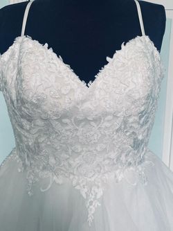 Sweetheart White Size 20 Plus Size 50 Off Ivory Ball gown on Queenly