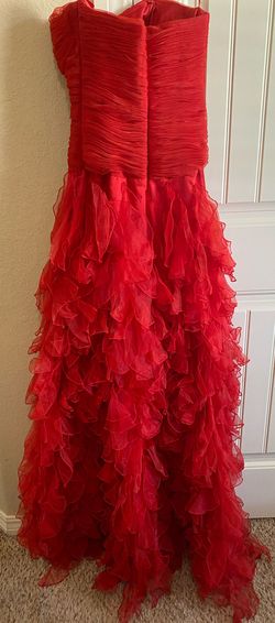 Jovani Red Size 6 $300 Ball gown on Queenly