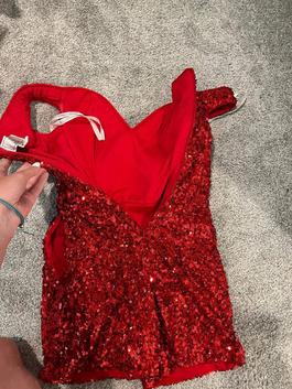 Sophia Thomas Red Size 00 Pockets Euphoria Jumpsuit Dress on Queenly