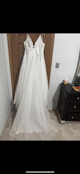 White Size 26 Train Dress on Queenly