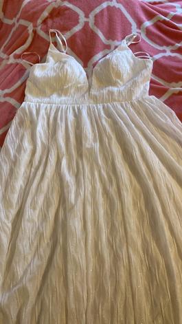 White Size 18 A-line Dress on Queenly