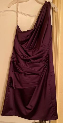 David's Bridal Purple Size 16 Plus Size Bridesmaid Cocktail Dress on Queenly