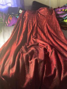 Red Size 16 Train Dress on Queenly