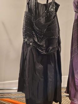 Style 75742K Mac Duggal Black Size 30 $300 Floor Length Straight Dress on Queenly