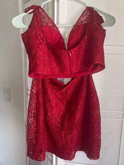Clarisse Red Size 8 Pageant 50 Off Cocktail Dress on Queenly