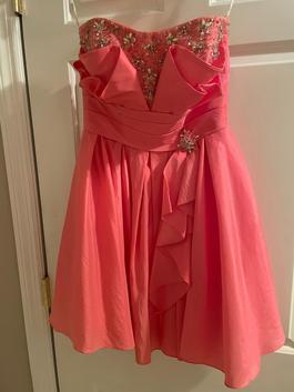 Glam Gurlz Pink Size 4 Midi Summer Cocktail Dress on Queenly