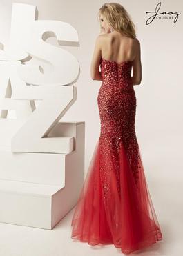 Style 5031 jazs couture Red Size 2 $300 Floor Length 50 Off A-line Dress on Queenly