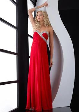 Style 5031 Jasz Couture Red Size 8 Military A-line Dress on Queenly