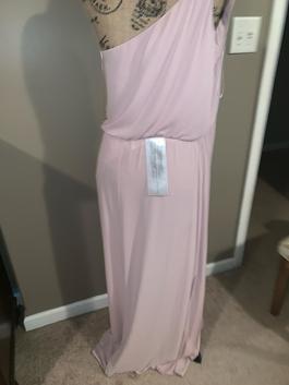 BCBG Pink Size 10 Floor Length Military A-line Dress on Queenly