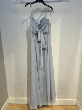 Jenny Yoo Blue Size 8 Bridesmaid Summer Side slit Dress on Queenly