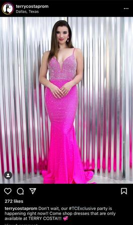 Sherri Hill Pink Size 6 Mermaid Custom Silk Spaghetti Strap Liquid Beaded Ball gown on Queenly